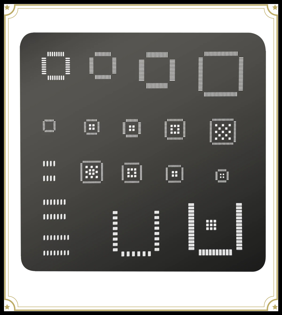 Doit Esp32 - Gabarit universel pour CI QFP QFN