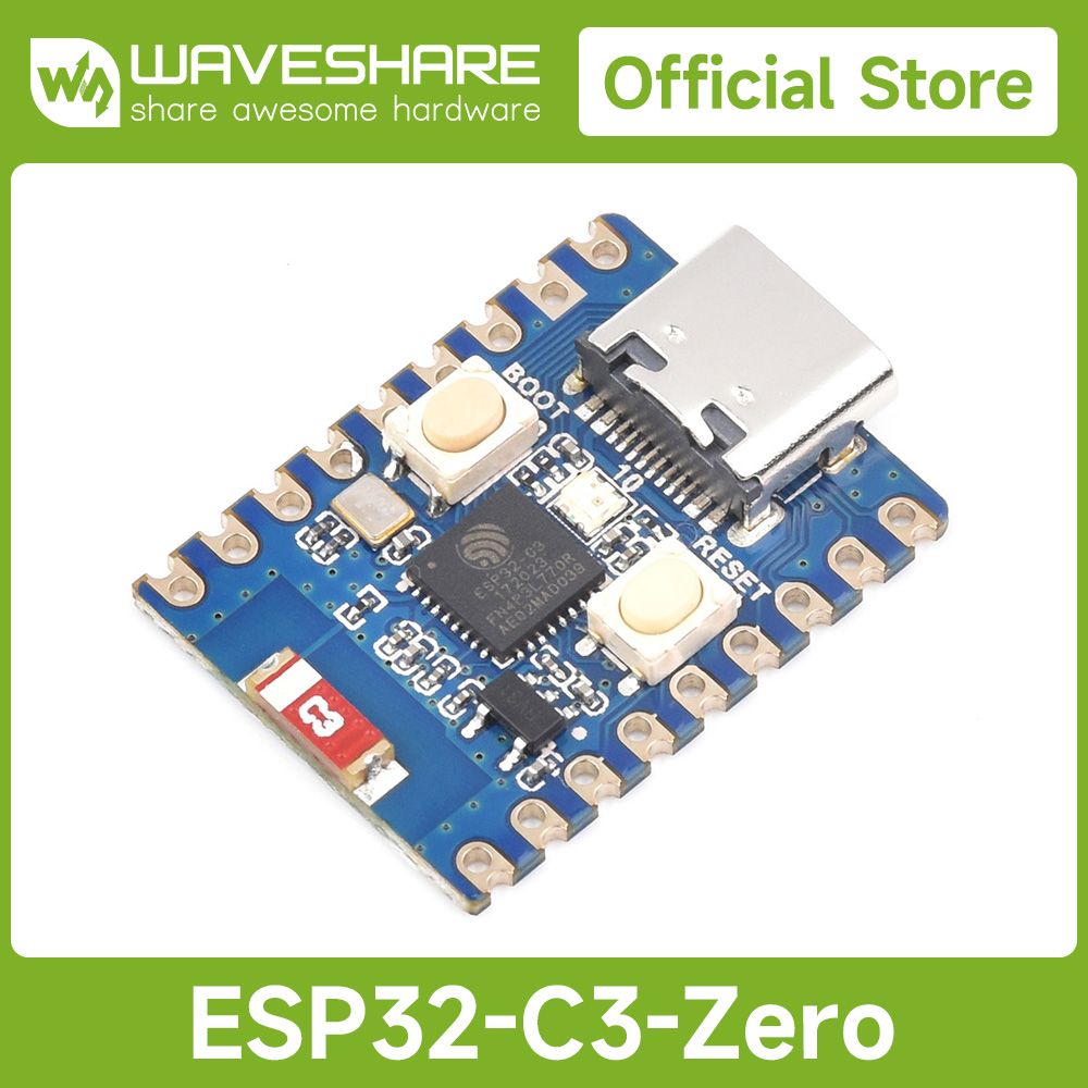 Waveshare Esp32 - Waveshare ESP32-C3 Zero Mini carte de