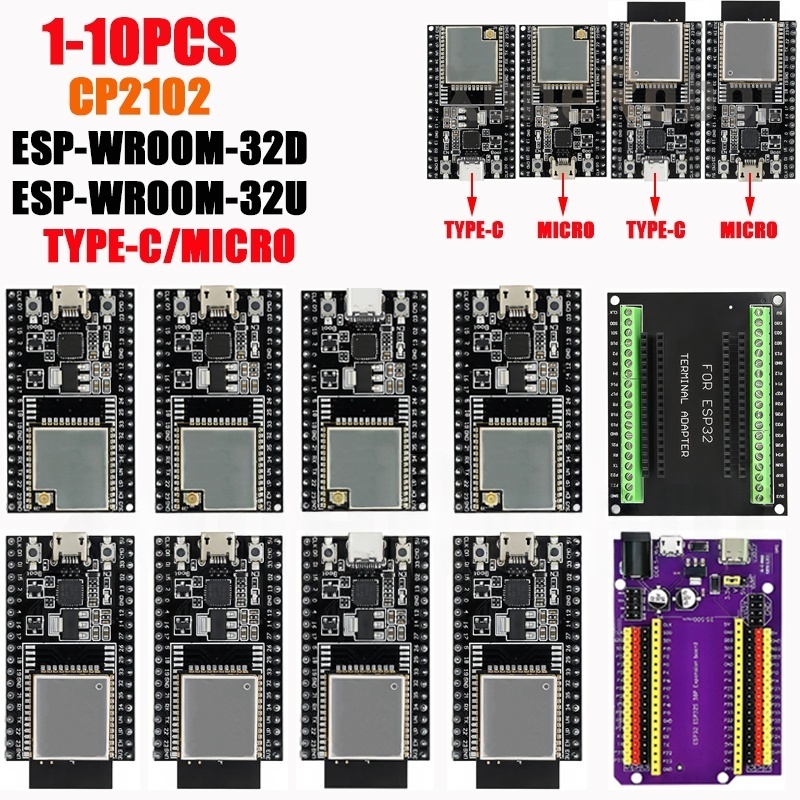Nodemcu 32S - Carte de développement ESP32-DevKitC core TYPE-C/MICRO