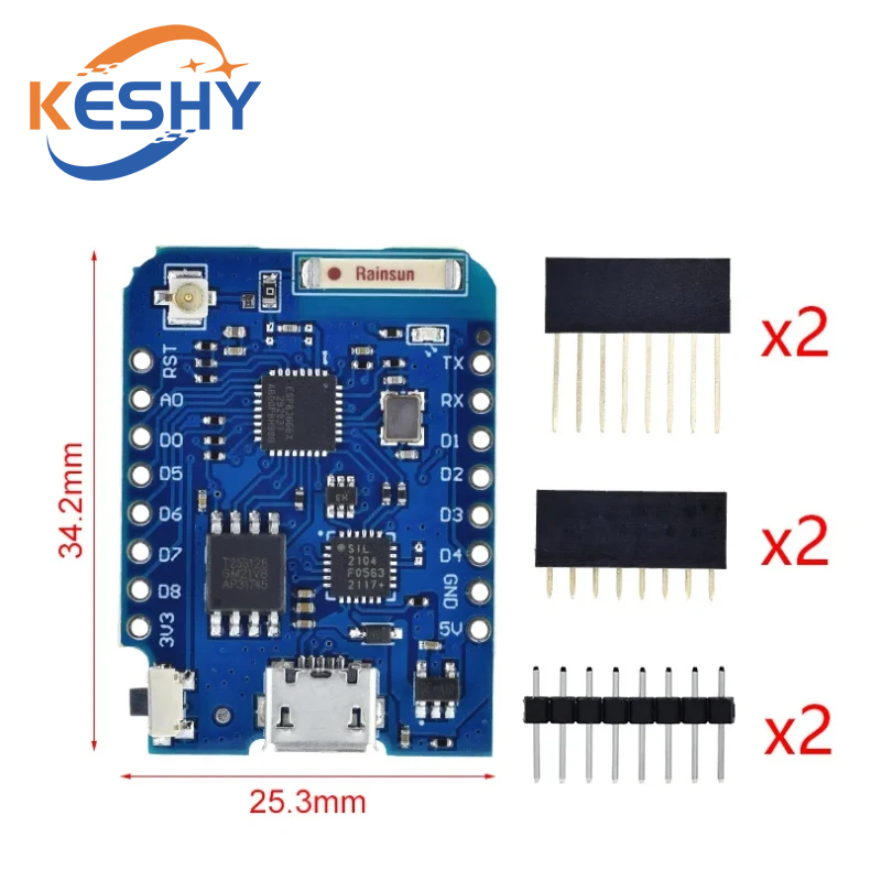 WEMOS D1 Mini Pro 16M octets c - D1 Mini Pro avis et prix