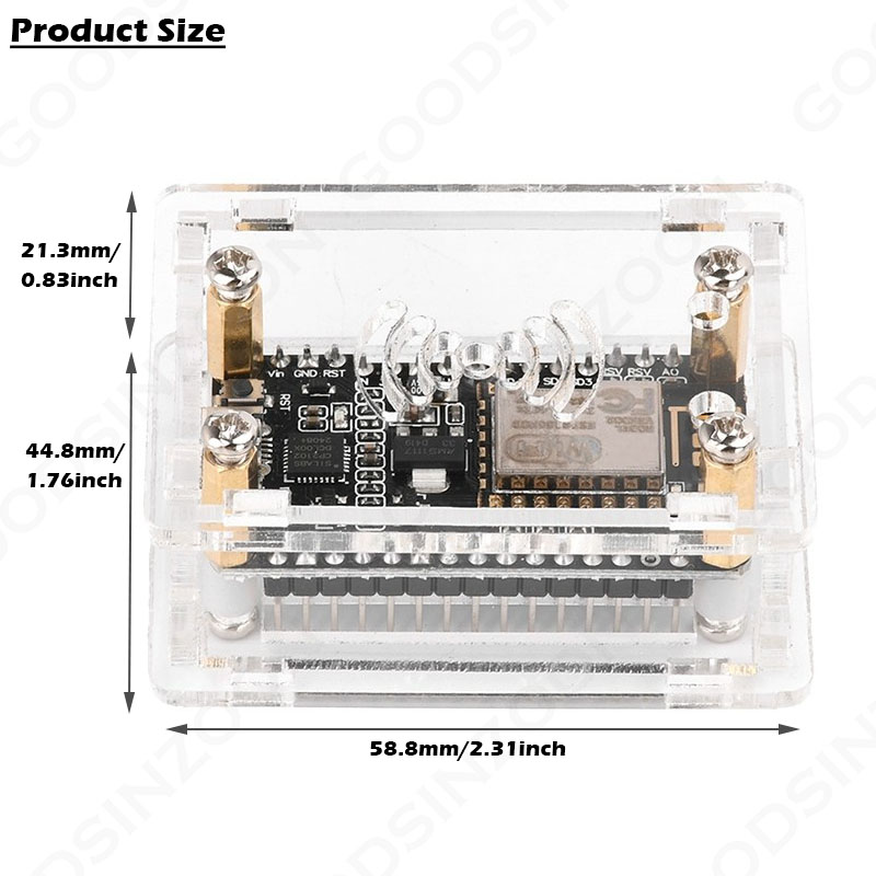 Kit de boîtier en acrylique po - Nodemcuv2 avis et prix